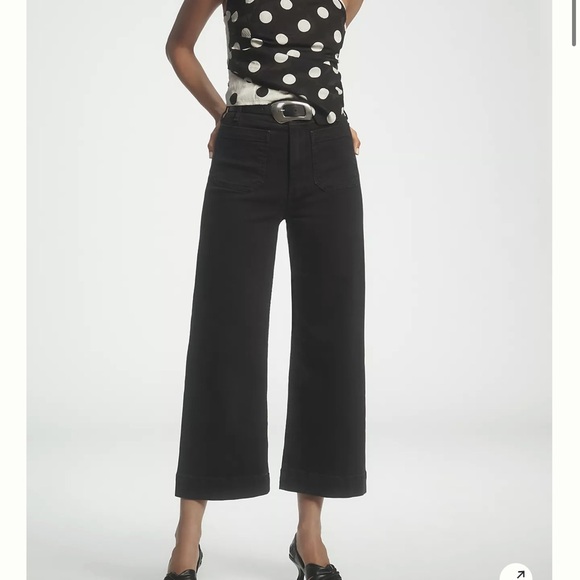 Anthropologie Denim - Anthropologie Maeve The Colette High-Rise Crop Wide-Leg Jeans